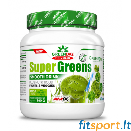 Amix GreenDay Super Greens Smooth Drink 360 g.  